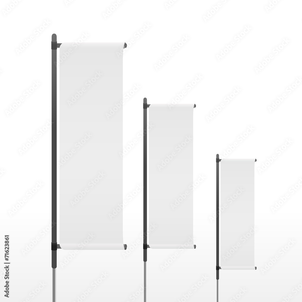 blank banner flags set blank banner flags set