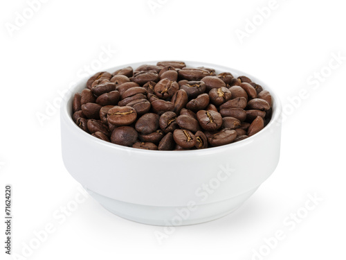 roasted coffee beans in bowl