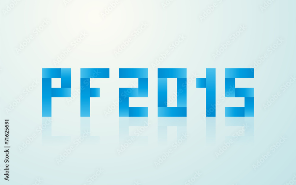 PF 2015 made from rectangles PF 2015 made from rectangles