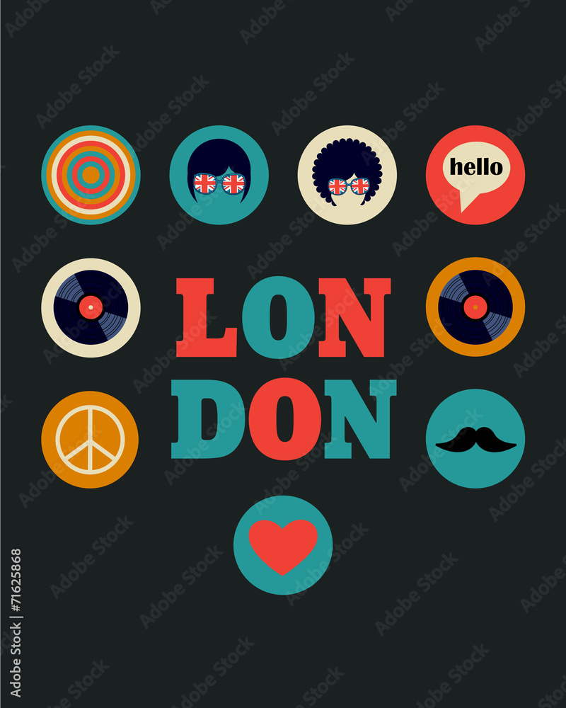 pop London poster pop London poster