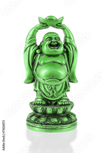 Small happy Buddha standing