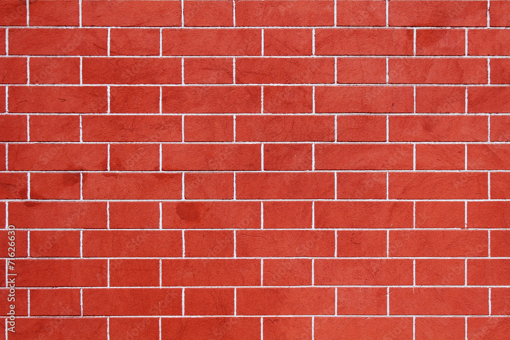 Fototapeta premium Red bricks wall