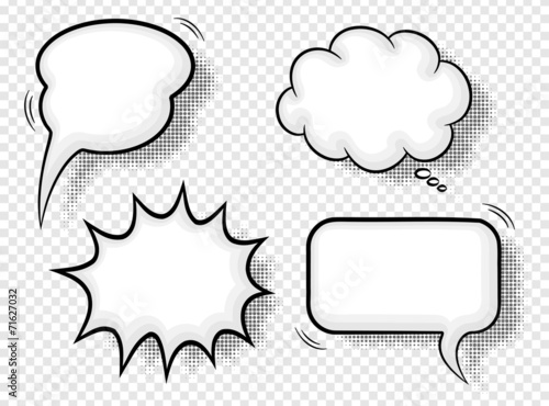 Comic Sprechblasen