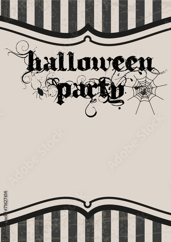 Halloween invitation