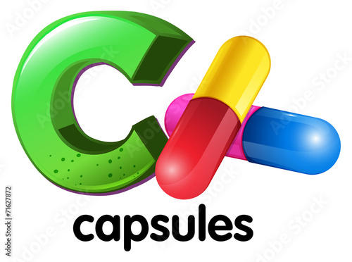 A letter C for capsules photo