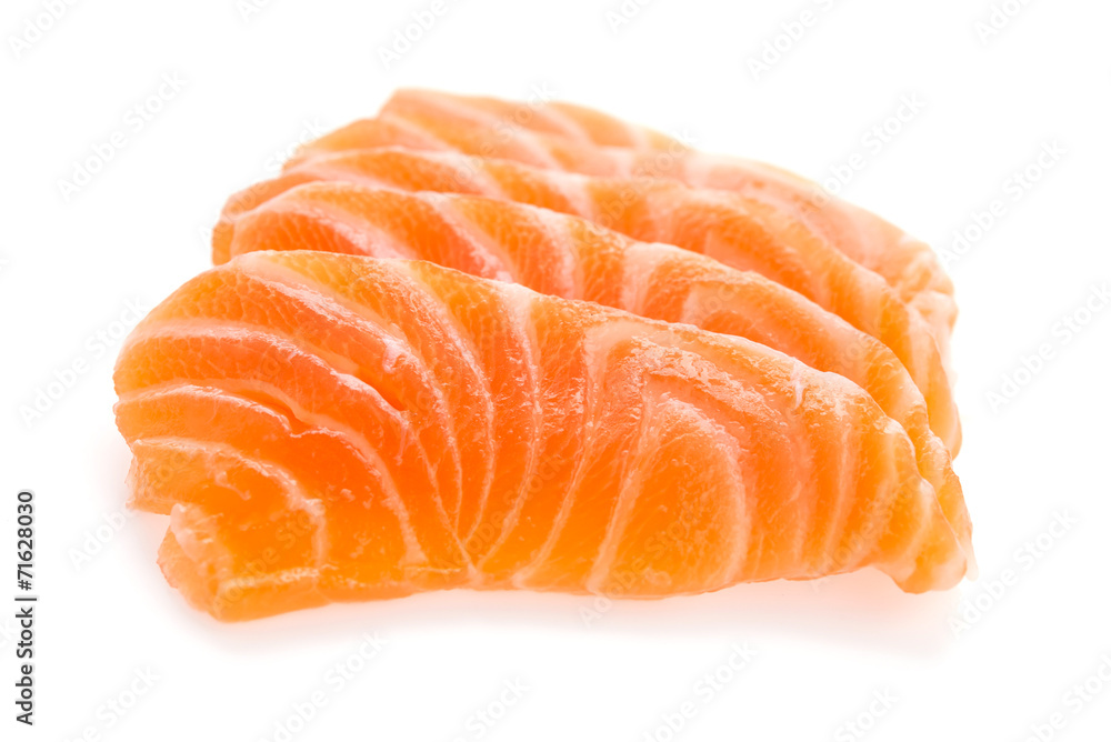Salmon meat sashimi Salmon meat sashimi