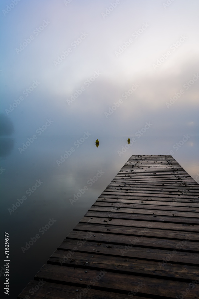 Obraz premium Morgendämmerung am 