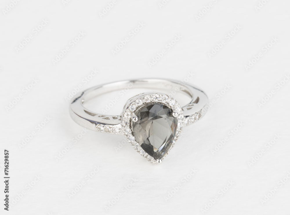 Fashionable women's jewelry ring - Stock Image macro. Fashionable women's jewelry ring - Stock Image macro.
