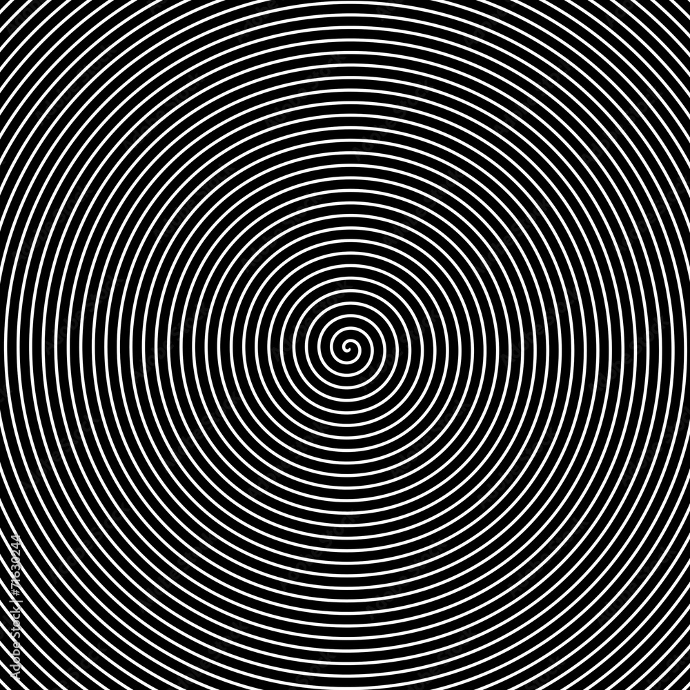 Black and white spiral Black and white spiral