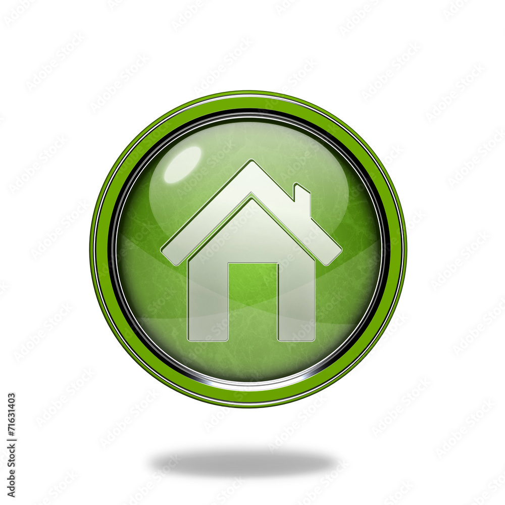 home circular icon on white background home circular icon on white background