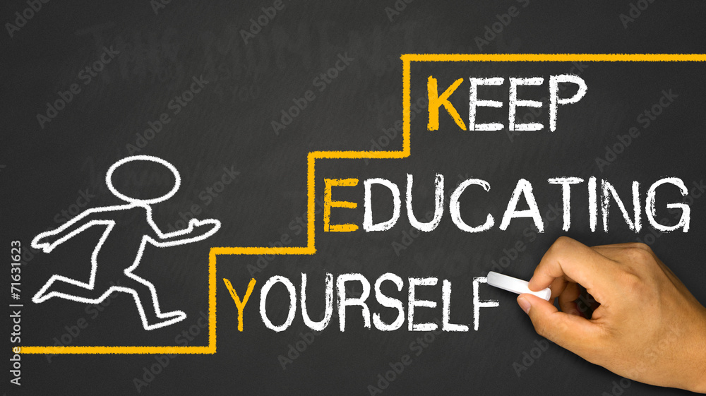 education concept: small person climb stairs education concept: small person climb stairs