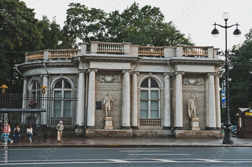 Rossi's pavilion on Nevsky Avenue in the city of Sankt Petersbur