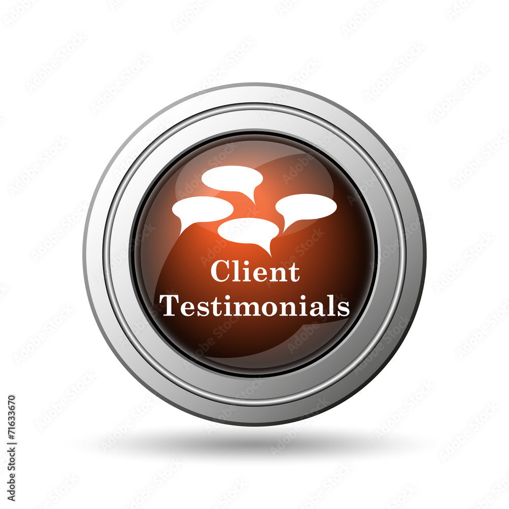 Client testimonials icon Client testimonials icon
