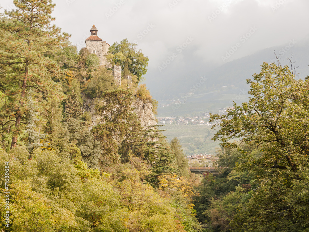 Meran, Altstadt, Passeirer Tor, Herbstferien, Südtirol, Italien