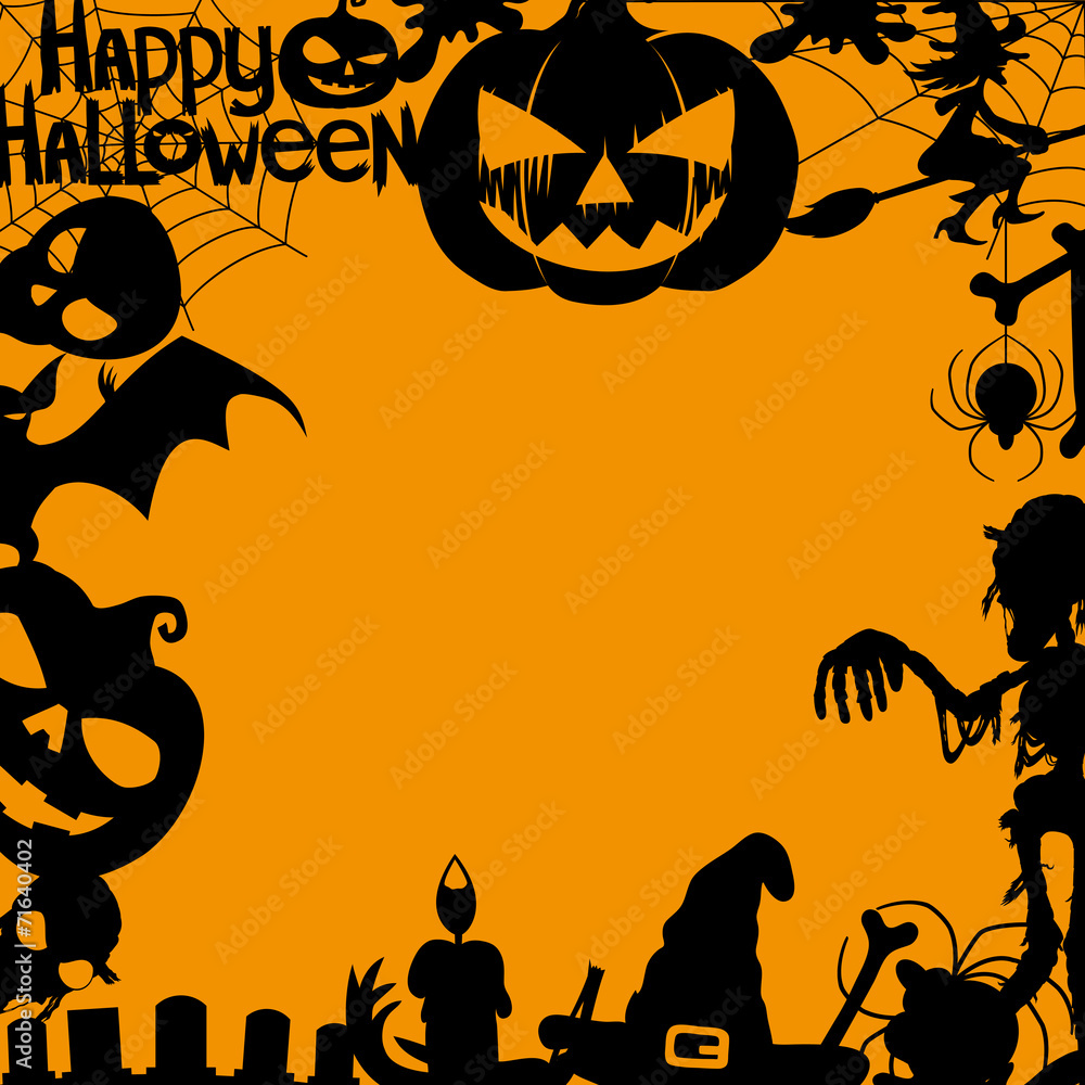 Vector banner. Halloween. Vector banner. Halloween.