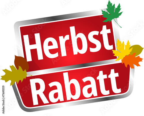 Herbst Rabatt