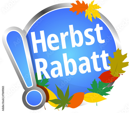 Herbst Rabatt!