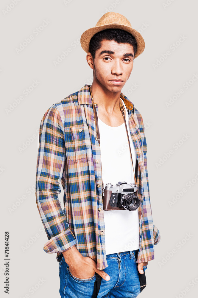 Confident photographer. Confident photographer.