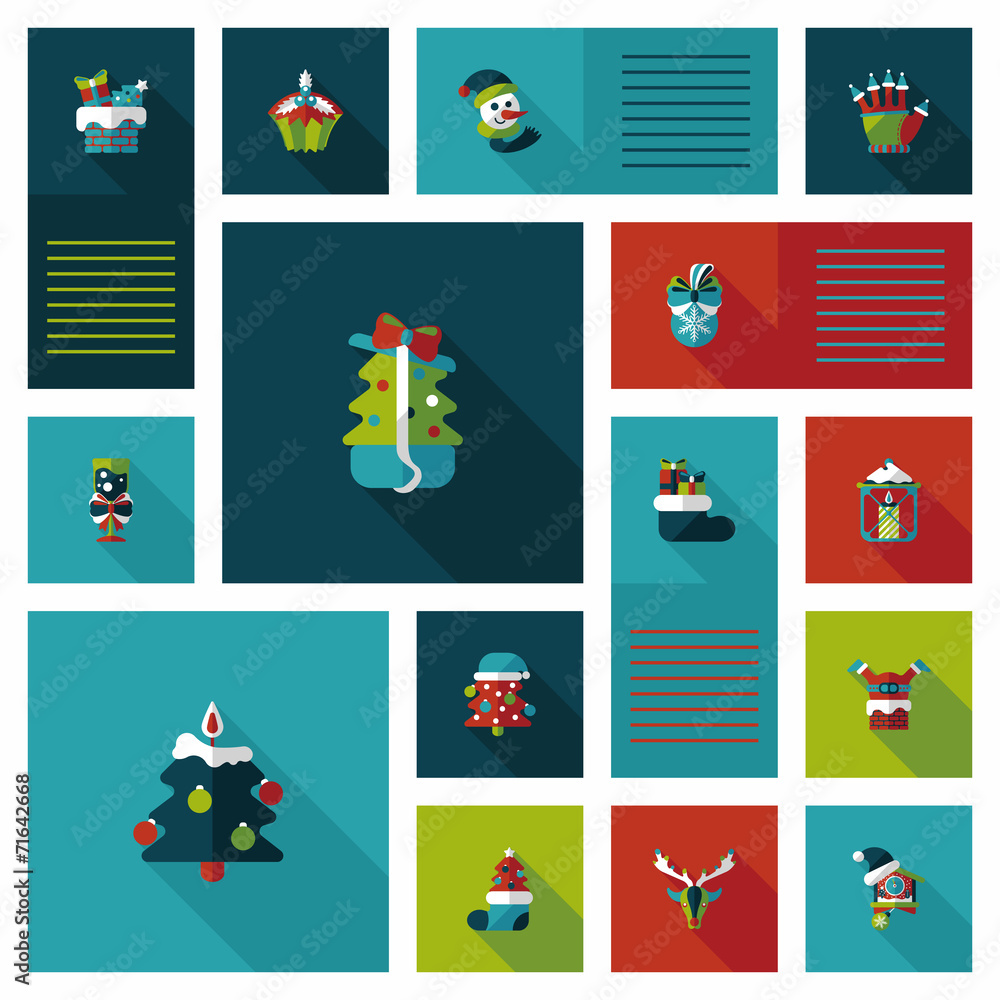 Merry Christmas flat app ui background,eps10 Merry Christmas flat app ui background,eps10