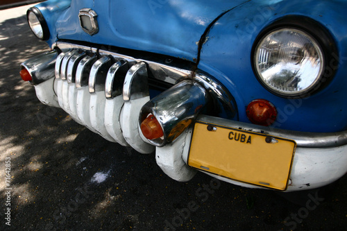 Photography vintage car  in Havana cuba
