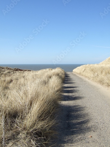 Straße zum Strand