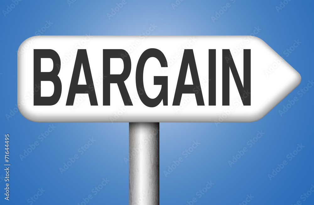 bargain bargain