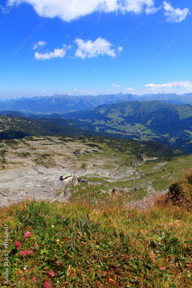 Fototapeta premium Wandern im Kleinwalsertal