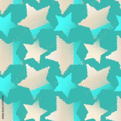 seamless pattern with stars vector