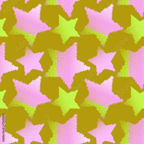 seamless pattern with stars vector
