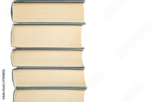 Books stack background