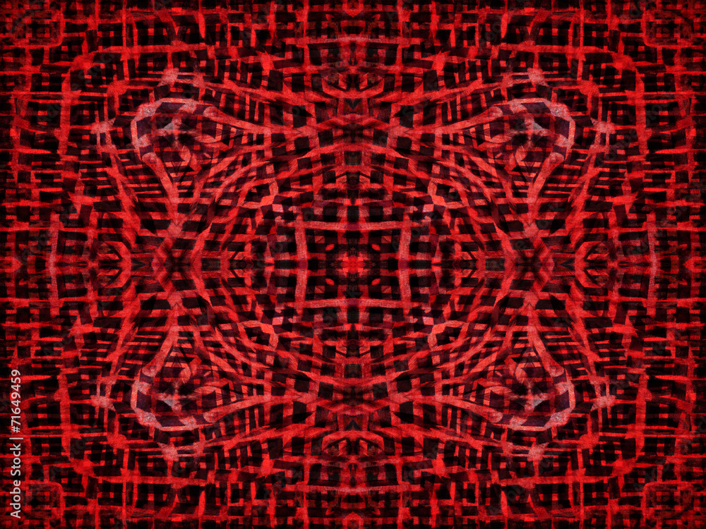 Black and red abstract pattern