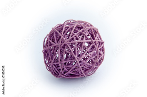 Decorative purple tangle