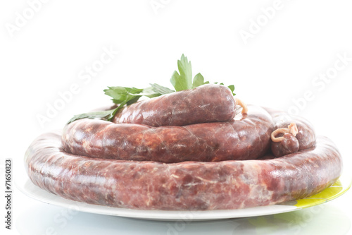 raw liver sausage home
