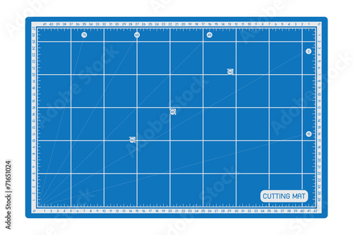 cutting mat vector
