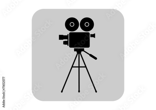 Movie camera icon