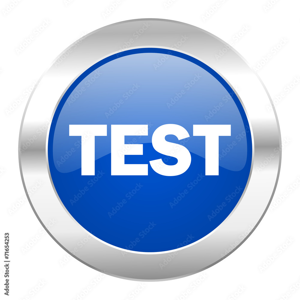 test blue circle chrome web icon isolated test blue circle chrome web icon isolated