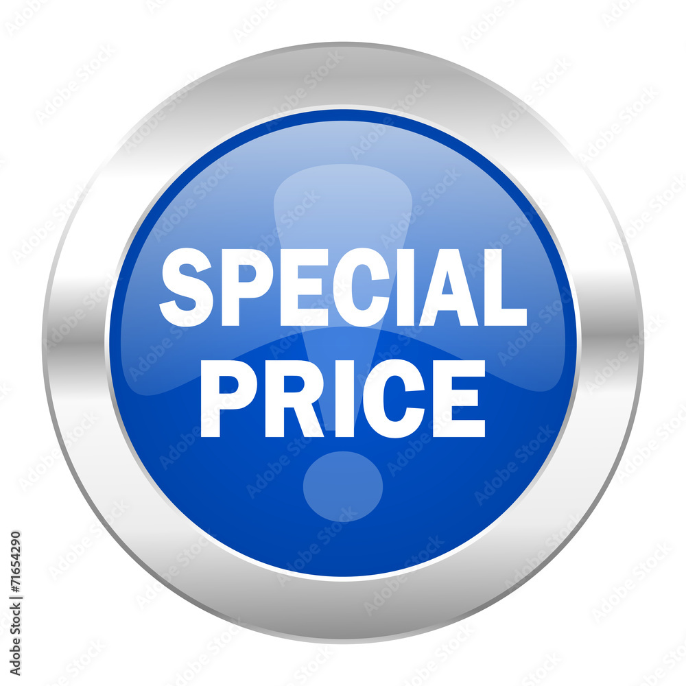 special price blue circle chrome web icon isolated special price blue circle chrome web icon isolated