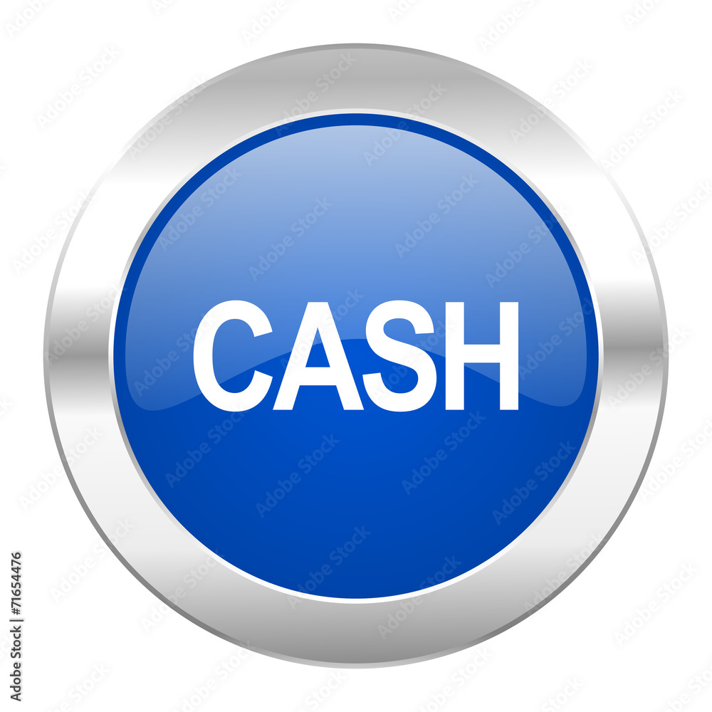 cash blue circle chrome web icon isolated cash blue circle chrome web icon isolated