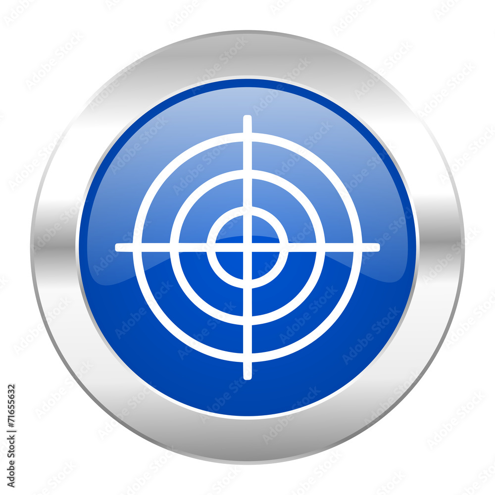 target blue circle chrome web icon isolated target blue circle chrome web icon isolated