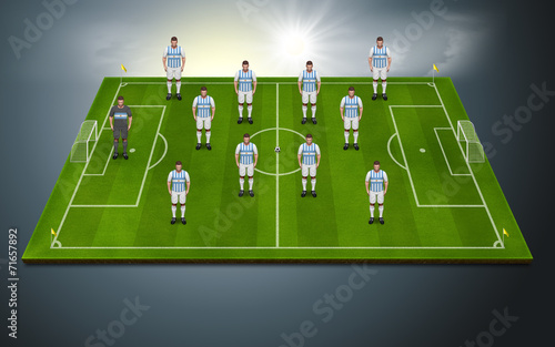 Aufstellung Argentinien