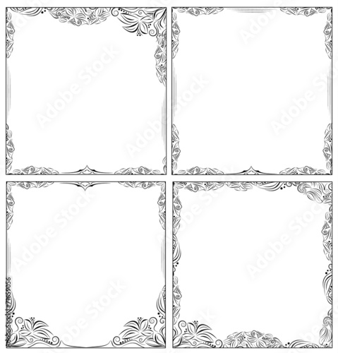 Frame  in luxury style