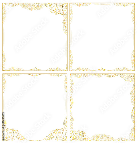 Frame  in luxury style