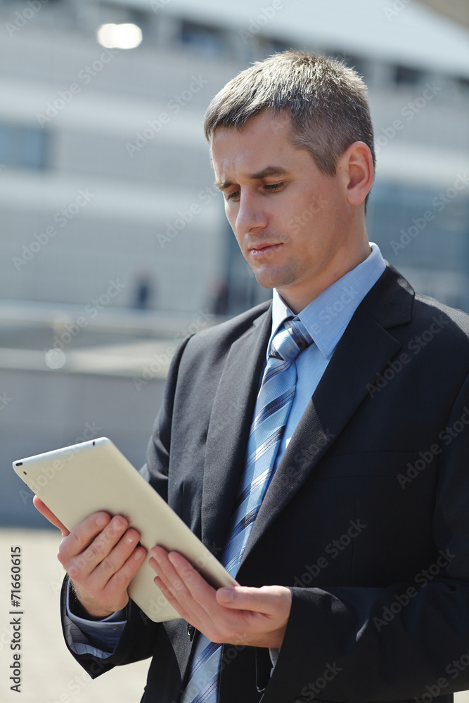 businessman using a tablet businessman using a tablet
