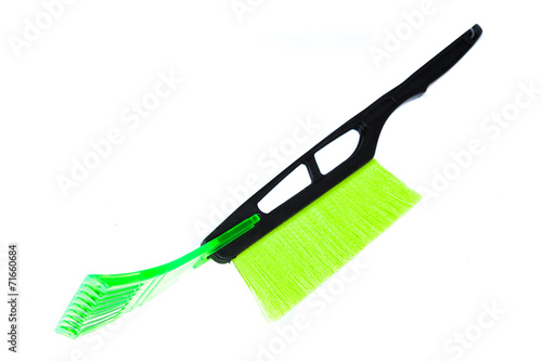 car brush isolated on white background