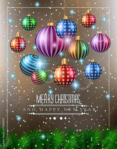 Christmas original modern background template