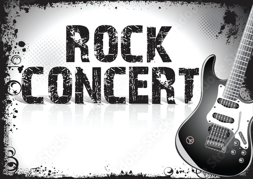 rock concert poster