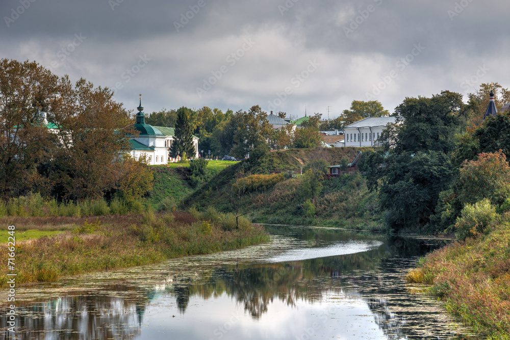 Kamenka River. Suzdal. Russia