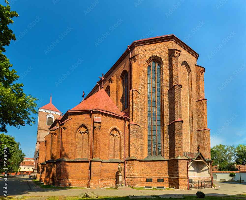Basillica of St. Peter and St. Paul in Kaunas, Lithuania
