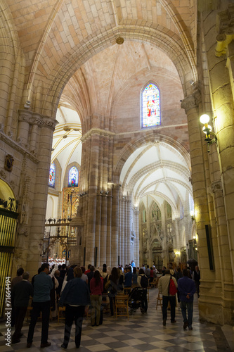 Interior of Cathedral  of Saint Mary in Murcia