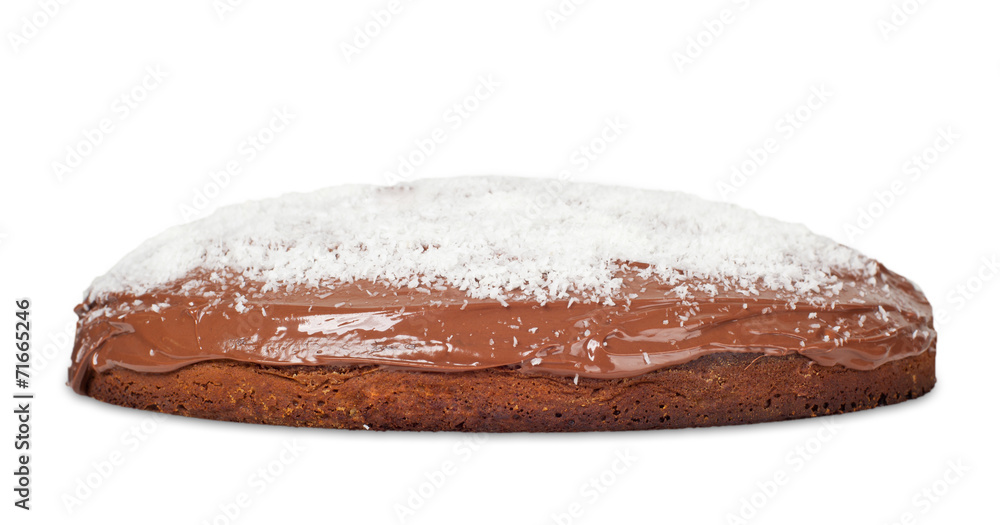 Cake with chocolate and coconut Cake with chocolate and coconut